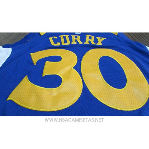Camiseta Nino Golden State Warriors Stephen Curry NO 30 2017-18 Azul